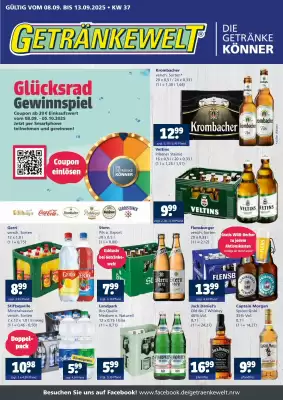Getränkewelt Prospekt (gültig bis 13-09)