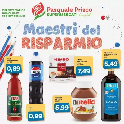 Volantino Supermercati Pasquale Prisco (valido fino al 21-09)