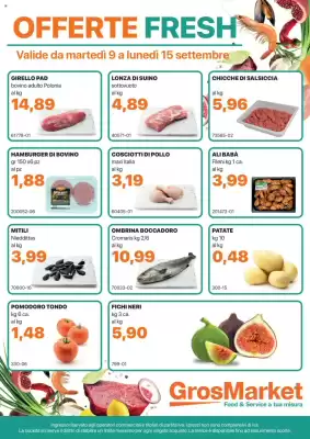 Volantino GrosMarket (valido fino al 15-09)