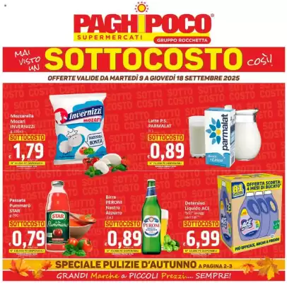 Volantino Paghi Poco (valido fino al 18-09)