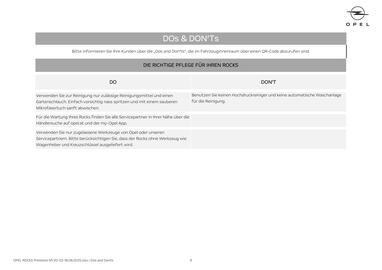 Opel Flugblatt | Rocks Seite 9