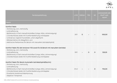 Opel Flugblatt | Corsa Seite 9