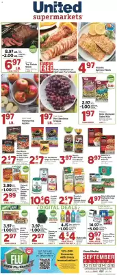 United Supermarkets weekly ad (valid until 17-09)