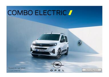 Opel Flugblatt | Combo Electric Seite 1