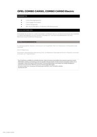 Opel Flugblatt | Combo Cargo Seite 22