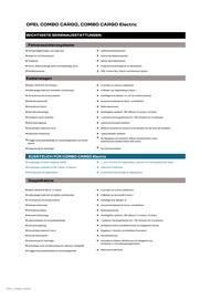 Opel Flugblatt | Combo Cargo Seite 4