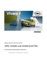 Opel Flugblatt | Vivaro Seite 1