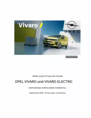 Opel Flugblatt (gültig bis 14-10)