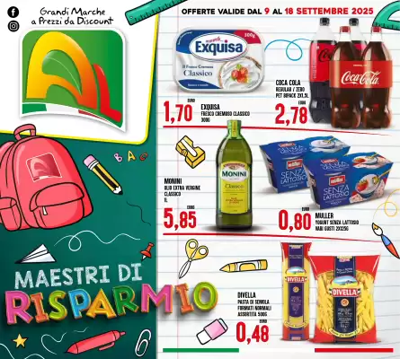 Volantino Al Discount (valido fino al 18-09)