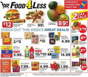 Food 4 Less weekly ad week 37 Page 1