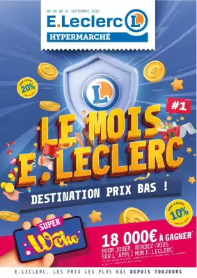 Catalogue E.Leclerc (valable jusqu'au 21-09)