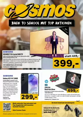 Cosmos Flugblatt (gültig bis 30-09)