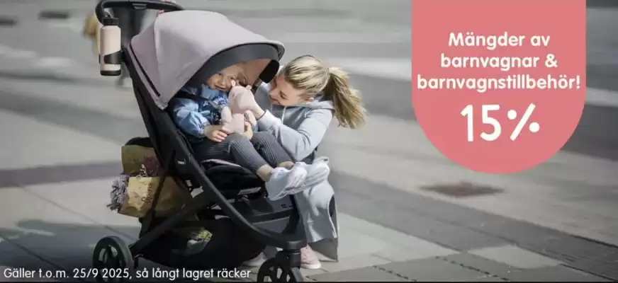 Babyland reklamblad (giltig till och med 25-09)