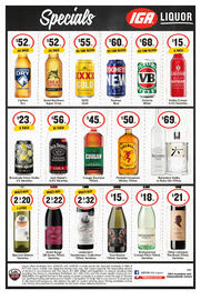IGA Liquor catalogue week 37 Page 1