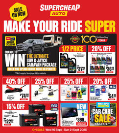 SuperCheap Auto catalogue Page 1