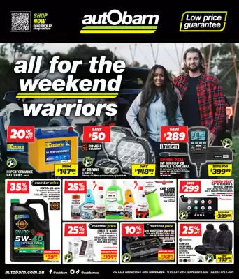 Autobarn catalogue (valid until 30-09)
