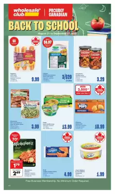 Wholesale Club flyer