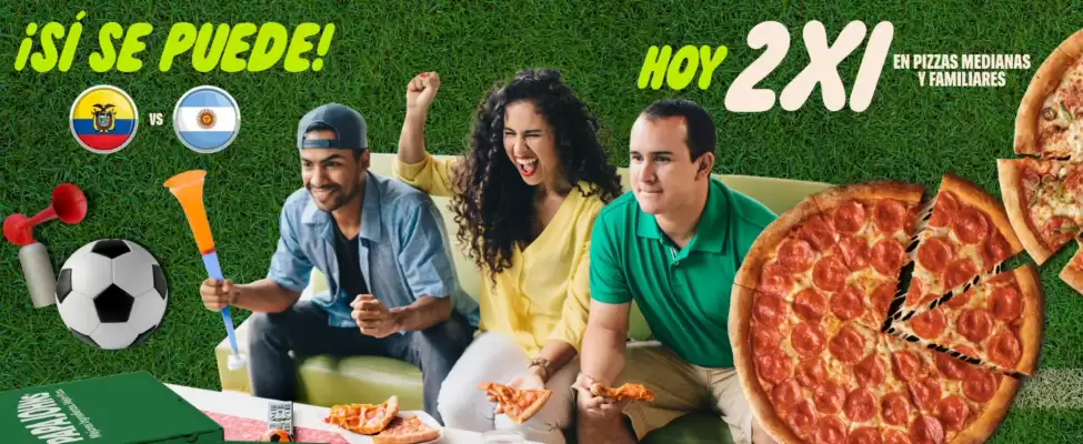 Catálogo Papa John's (válido hasta 21-09)