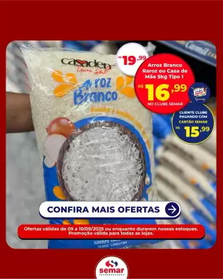 Folheto Semar Supermercado (válido até 10-09)