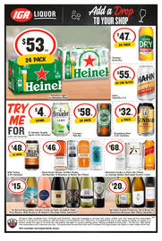 IGA Liquor catalogue Page 1