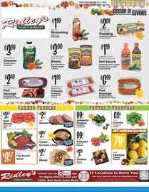 Ridley's Family Markets weekly ad week 37 Page 2
