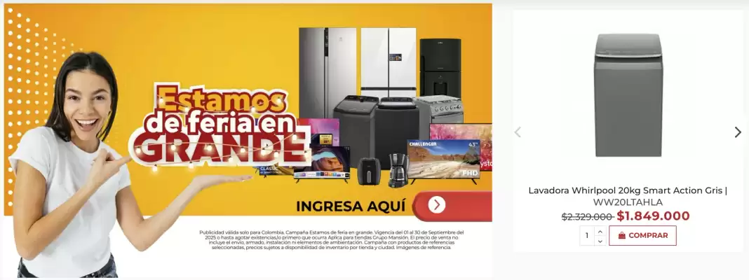 Catálogo Mansión Electrodomésticos (válido hasta 30-09)