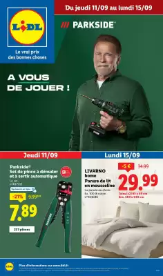 Catalogue Lidl (valable jusqu'au 15-09)