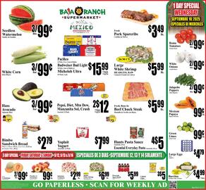 Baja Ranch weekly ad week 37 Page 1