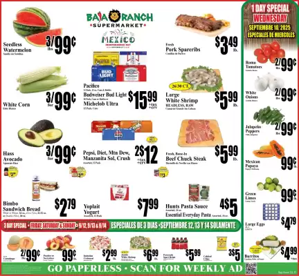 Baja Ranch weekly ad (valid until 16-09)