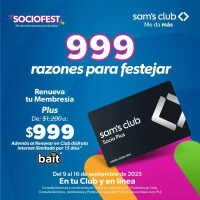 Catálogo Sam's Club (válido hasta 16-09)