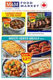 M & M Food Market flyer week 37 Page 1