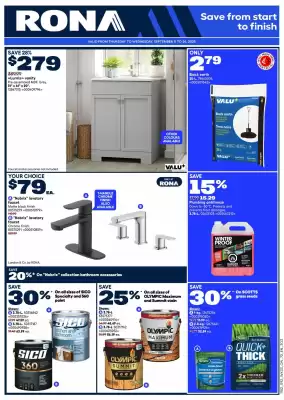 RONA flyer