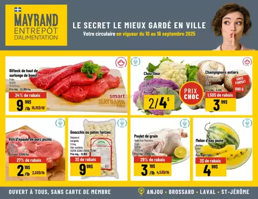Mayrand flyer (valid until 17-09)