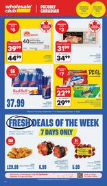 Wholesale Club flyer week 37 Page 1