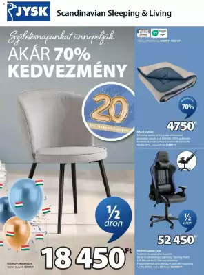 JYSK akciós újság (érvényes eddig: 14-10)