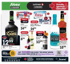 Sobeys Liquor flyer week 37 Page 1