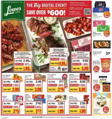 Lowes Foods weekly ad (valid until 17-09)