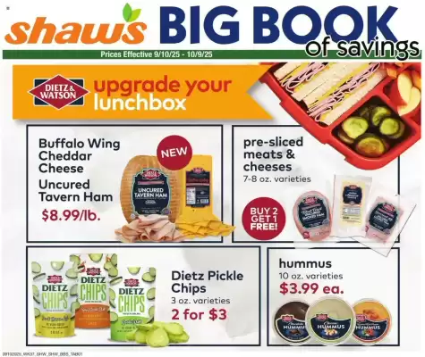 Shaw's flyer (valid until 10-10)