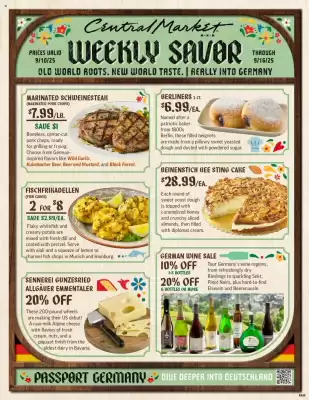Central Market weekly ad (valid until 17-09)