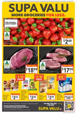 Supa Valu catalogue (valid until 16-09)