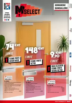 Catalogue Master Pro (valable jusqu'au 18-10)