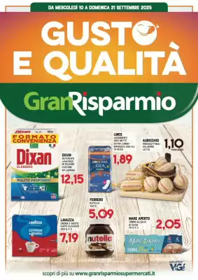 Volantino Gran Risparmio (valido fino al 21-09)