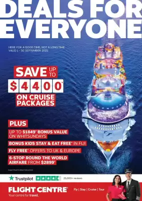 Flight Centre brochure (valid until 30-09)