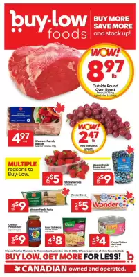 Buy-Low Foods flyer (valid until 17-09)
