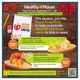 Healthy Planet flyer week 37 Page 1