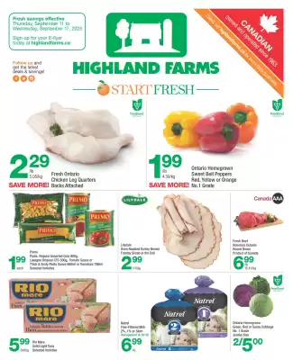 Highland Farms flyer (valid until 17-09)