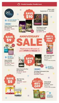 Petvalu flyer (valid until 17-09)
