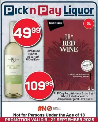 Pick n Pay Liquor catalogue (valid until 21-09)