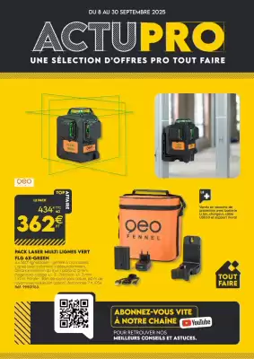 Catalogue Tout faire matériaux (valable jusqu'au 30-09)