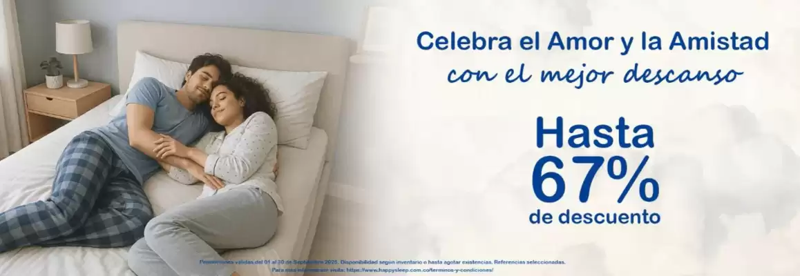 Catálogo Happy Sleep (válido hasta 30-09)